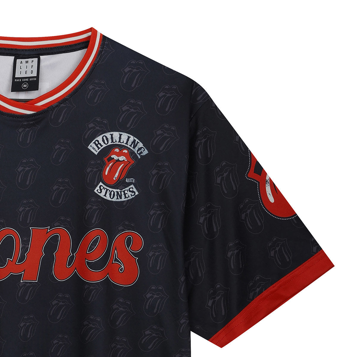 Image of The Rolling Stones Football Jersey Amplified